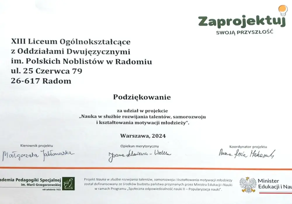 13 LO Radom: Które liceum wybrać dla swojego dziecka w mieście?