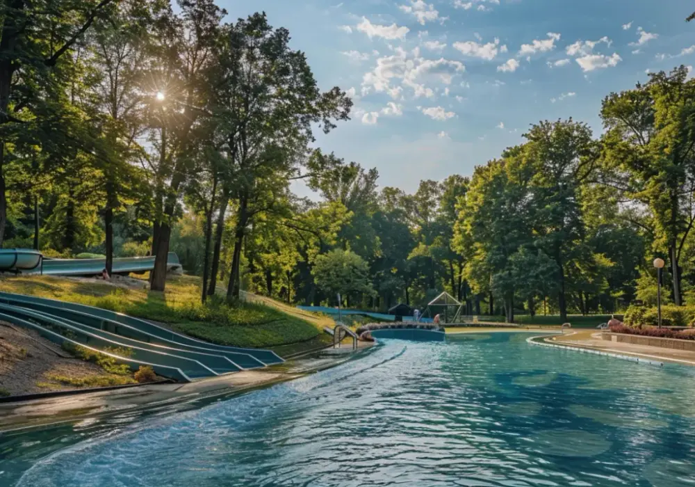 Park Kozienice - historia i atrakcje parku wodnego 