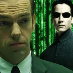 Agent Smith i Neo z Matrixa. Czy wiesz, ile lat ma Thomas Anderson?